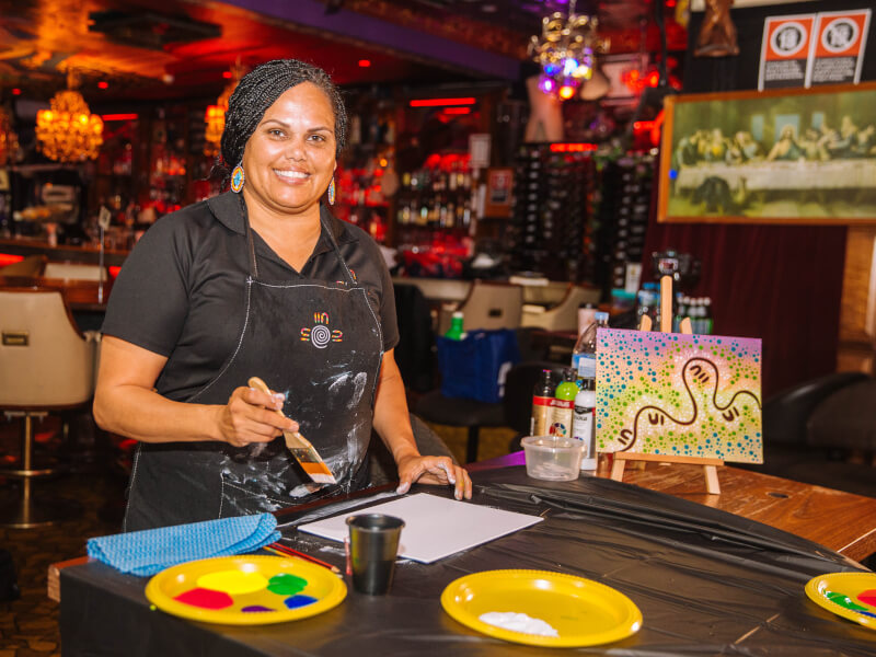 Dot Art Circle workshop